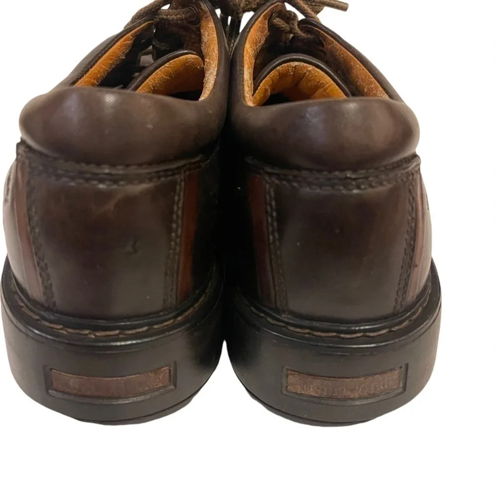 Vintage TIMBERLAND Y2K Vintage Brown Leather Shoes Boots - Picture 7 of 8